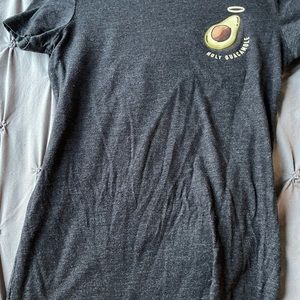 2 shirts with little designs in the corner